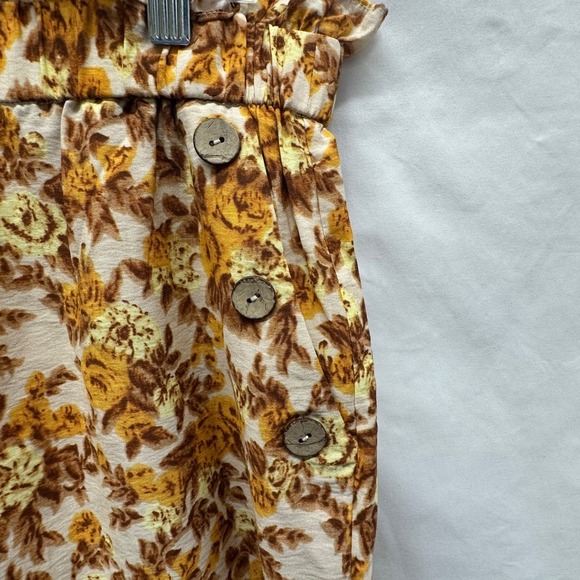 Jonathan Simkhai Swim Marisol 70's Floral Print Sheer Wide Leg Pants Size L - Picture 6 of 9